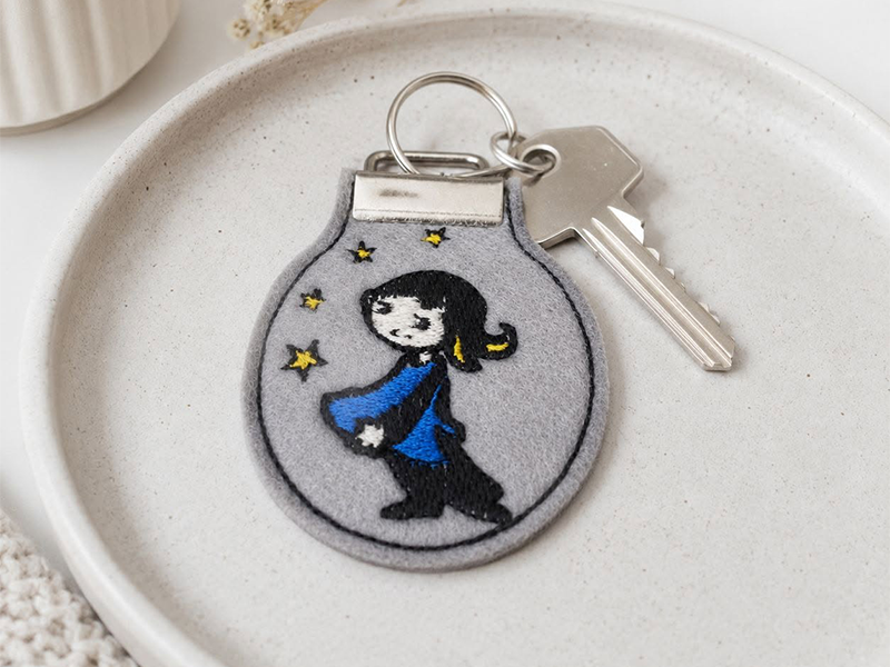Freebie - Schlüsselanhänger Sterntaler e.V. - ITH-Stickdatei